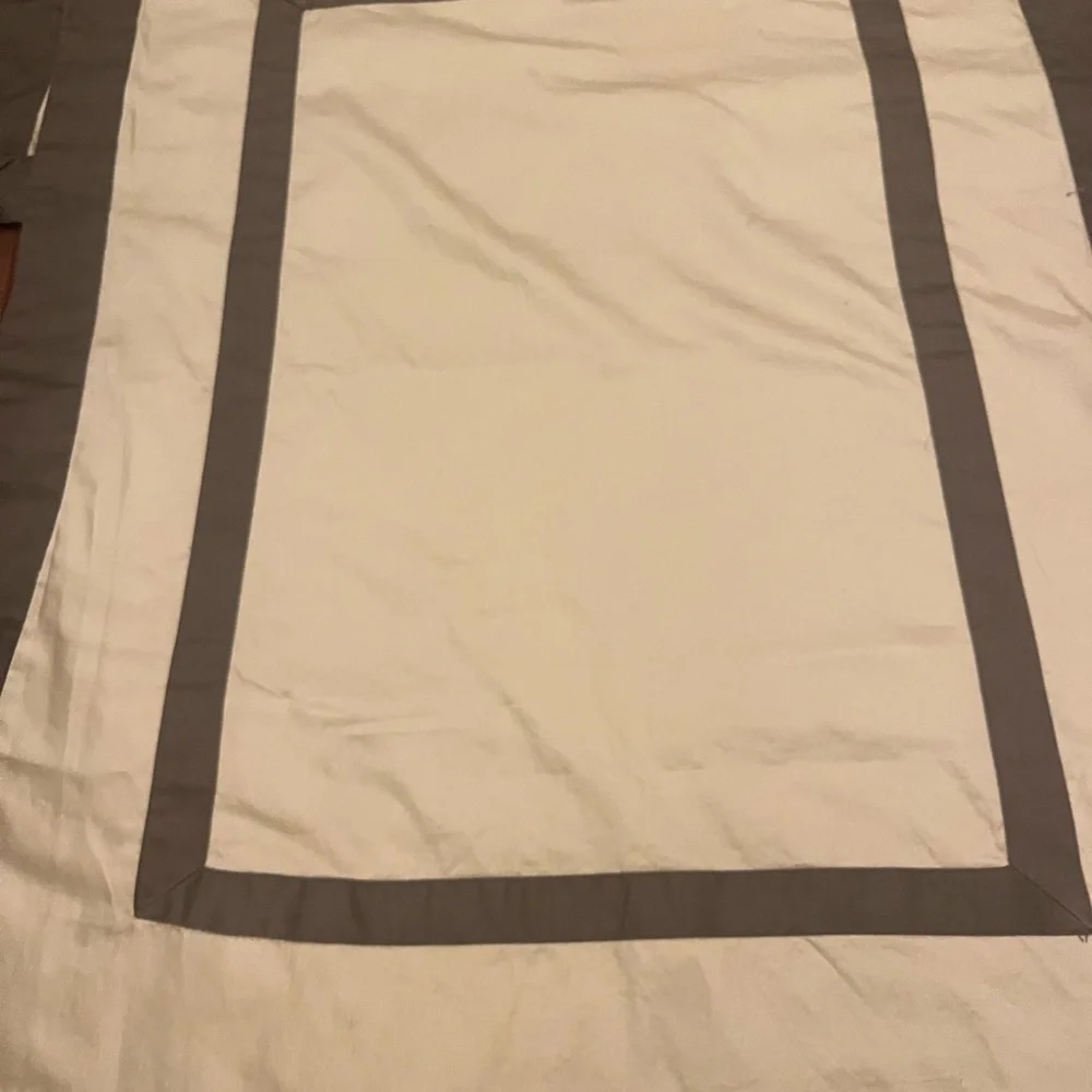 Restoration Hardware Brown and Cream pillow sham
